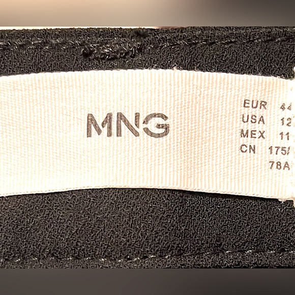 🖤 MNG Mango Black Dress Pants 12 - Picture 3 of 4